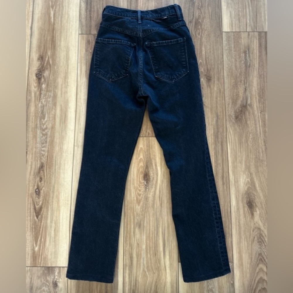 MOTHER Black High-Rise Jeans The dazzler Shift minimalist Gap style mom Jean - Picture 10 of 13